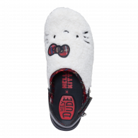 Hello Kitty Delray Clog  White Black
