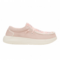 Wendy COMF Suede Crochet  Pale Pink / Multi