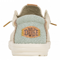 Wally Jute  Stone Grey / Iceberg Green
