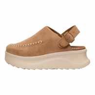 Delray Clog Suede  Tan