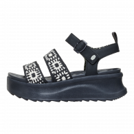 Delray Buckle Cottage Crochet  Black / White