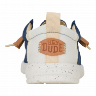 Wally Summer Linen  Sargasso Blue / White