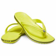 Crocband Flip Citrus / Slate Grey