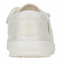 Wendy Bow Shimmer Metallic Silver