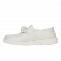 Wendy Bow Shimmer Metallic Silver