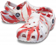 Kids Classic Marbled Clog White/Flame