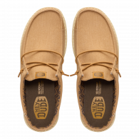 Wally Slip Stretch Canvas  Bone Brown / Boulder Tan