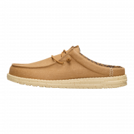 Wally Slip Stretch Canvas  Bone Brown / Boulder Tan