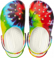 CROCS CLASIC TIE DYE GRAPHIC KIDS CLOG Multi