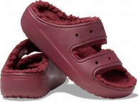 Crocs Classic Cozzy Sandal  Garnet