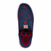 Wally Cru Embroidered   Navy / Red